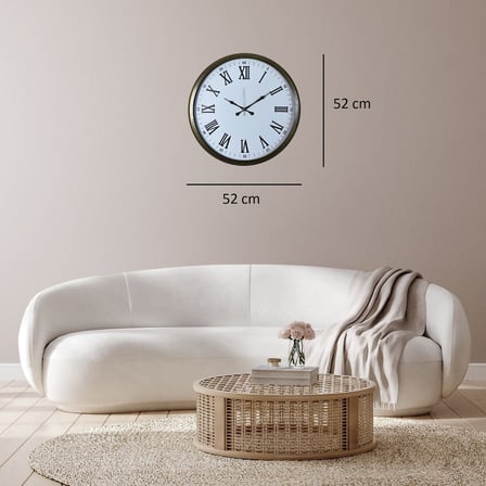 Vintage Roma 52 x 52 Cm Duvar Saati