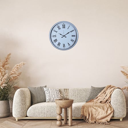 White Modern 52 x 52 Cm Duvar Saati