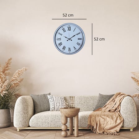 White Modern 52 x 52 Cm Duvar Saati