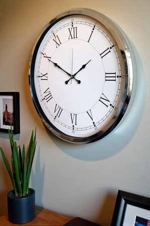 Roma Zarafeti Krom 52 Cm Metal Duvar Saati