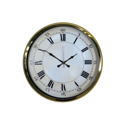 Gold Zarafet 52 Cm Metal Duvar Saati