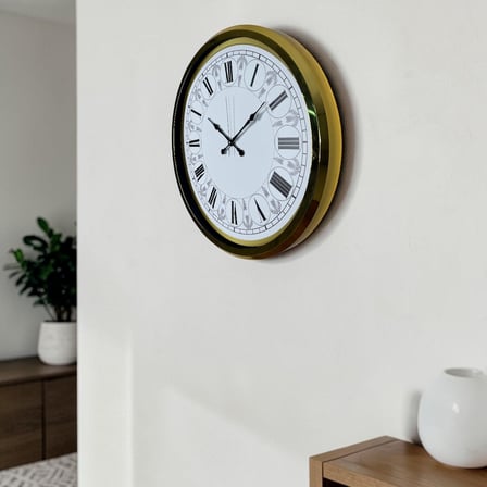 Golden Aurelia 52 x 52 Cm Duvar Saati