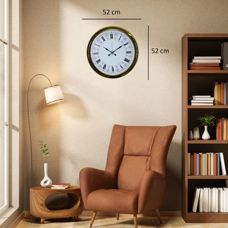 Golden Aurelia 52 x 52 Cm Duvar Saati