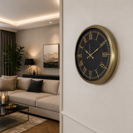 Imperial Bronze 52 x 52 Cm Duvar Saati
