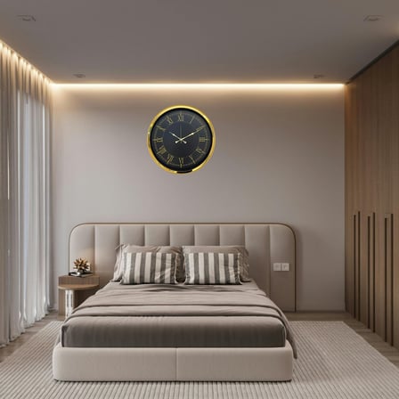 Gold Roma Legacy 52 x 52 Cm Duvar Saati