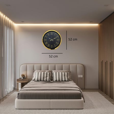 Gold Roma Legacy 52 x 52 Cm Duvar Saati