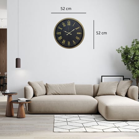Eskitme Roma Elegant 52 x 52 Cm Duvar Saati