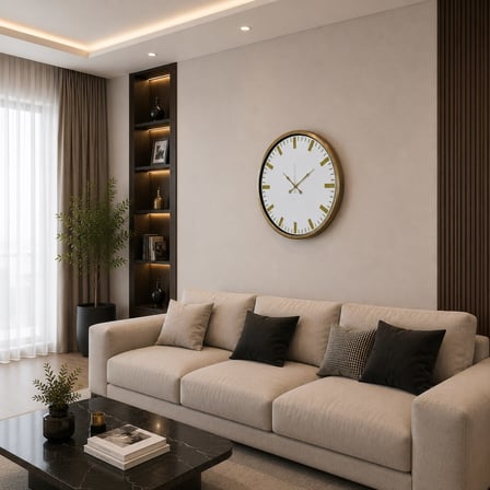 Eskitme Harmoney 52 x 52 Cm Duvar Saati