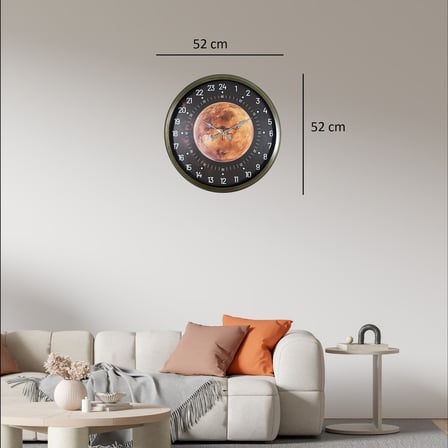 Eskitme 24 Saat Göstergeli Özel Tasarım Duvar Saati