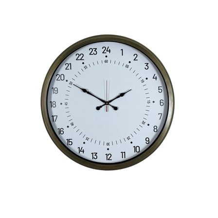 Eskitme 24 Saat Göstergeli Özel Tasarım Duvar Saati