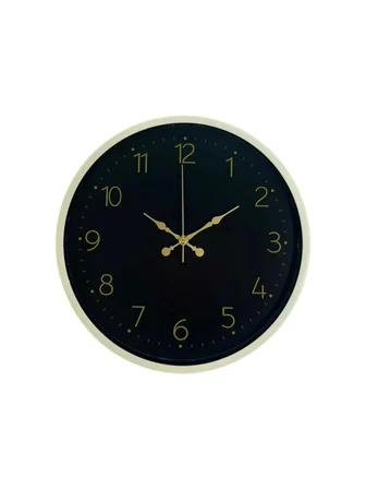 36 Cm Standart Krem Duvar Saati