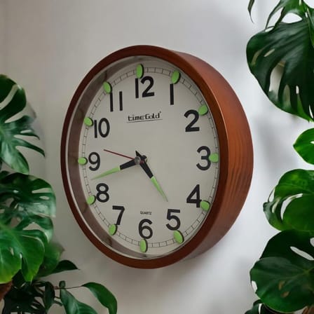22 Cm Fosforlu Duvar Saati