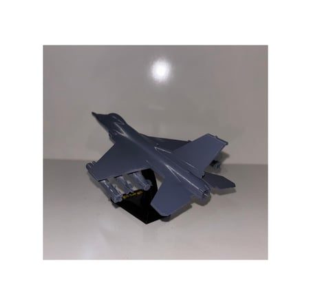 F-16 Fighting Falcon 3d Baskı Maket Boyanabilir Savaş Uçağı Modeli