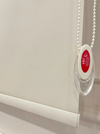 Brillant Stor Perde Kalın Kumaş (KETEN) BEJ Rengi (ALÜMİNYUM KASA BORU)