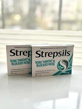 Strepsils Mentollü Boğaz Pastili 24 Pastil 2'Lİ SET