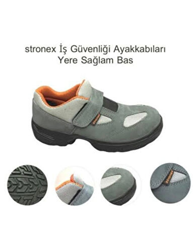 STRONEX ISG AYAKKABI CELIK BURUNLU SUET NO:36