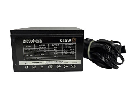 Strong 550W 80+ Bronze Apfc Power Supply Güç Kaynağı