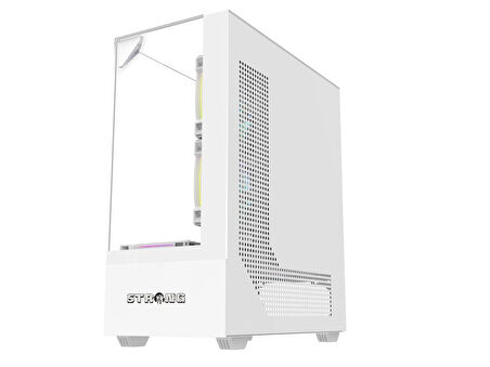 Strong Diamond Beyaz 6x120mm ARGB ATX Gaming Bilgisayar Kasası Powersız