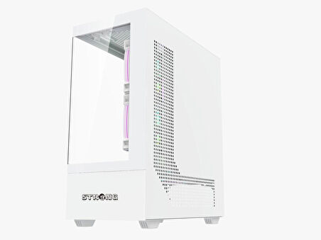 Strong Melkor Beyaz 6x 120mm ARGB ATX Gaming Bilgisayar Kasası Powersız
