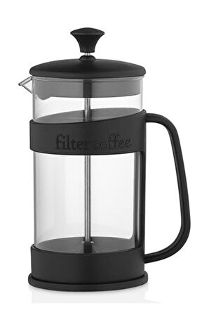 Simplicity 400mL French Press Kahve Ve Bitki Çayı Siyah