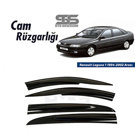 Cam Rüzgarlığı Renault Laguna 1 1994-2002 Arası Mügen Tip Piano Black