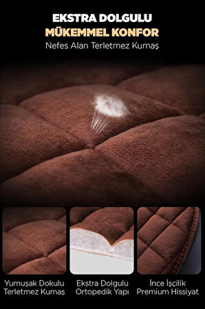 Audi A5 Antrasit Renk Tay Tüyü Cepli & Terletmez Sırtlı Oto Koltuk Minder Seti - Koltuk Koruma Kılıfı (ÖN & ARKA TAM SET)