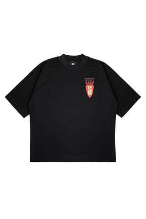 Unisex Oversize STUSSY KALKAN Baskılı Boxy Fit Kalın Kumaşlı (240gsm) T-shirt