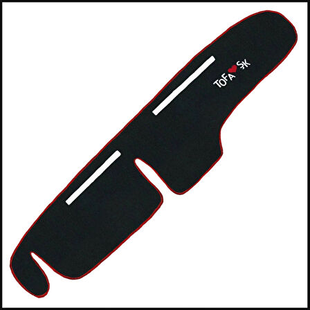 Tofaş Şahin Doğan Kartal Düşük (Alçak) Torpido Halısı & Siyah Oto Halı Paspas – Nakışlı Tasarım