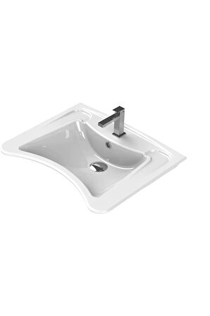 Turkuaz Bedensel Engelli Lavabo 60*49,5 Cm