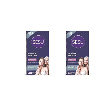 Sesu Maxi Set Ağda Bandı 40x2 li