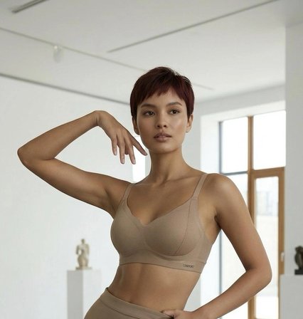 Kadın #İzbırakmaz Lazer Kesim Dikişsiz Balensiz Ayarlanabilir Pedli Toparlayıcı Spor Sütyen
