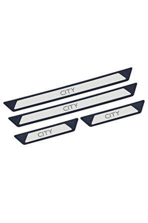 HONDA CİTY TÜM MODELLER UYUMLU STYLE KROM KAPI EŞİĞİ 4 PARÇA