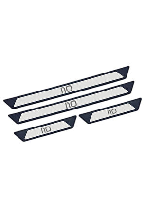 HYUNDAİ İ10 TÜM MODELLER UYUMLU STYLE KROM KAPI EŞİĞİ 4 PARÇA ABS