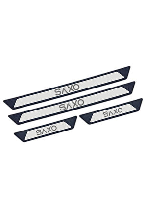 CİTROEN SAXO TÜM MODELLER UYUMLU STYLE KROM KAPI EŞİĞİ 4 PARÇA ABS