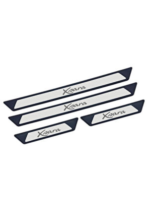 CİTROEN XSARA TÜM MODELLER UYUMLU STYLE KROM KAPI EŞİĞİ 4 PARÇA ABS