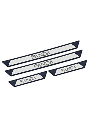 FİAT PANDA TÜM MODELLER UYUMLU STYLE KROM KAPI EŞİĞİ 4 PARÇA ABS