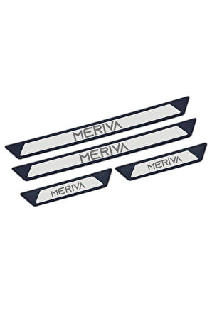 OPEL MERİVA TÜM MODELLER UYUMLU STYLE KROM KAPI EŞİĞİ 4 PARÇA ABS