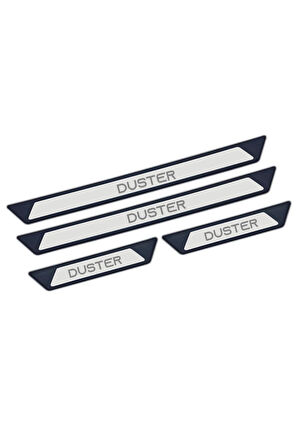 DUSTER TÜM MODELLER UYUMLU STYLE KAPI EŞİĞİ 4 PARÇA ABS PASLANMAZ ÇELİK