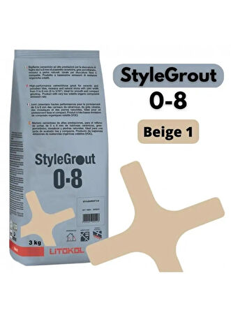 STYLEGROUT 0-8 BEIGE 1 DERZ DOLGU 3 KG