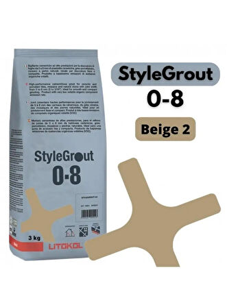 STYLEGROUT 0-8 BEIGE 2 DERZ DOLGU 3 KG