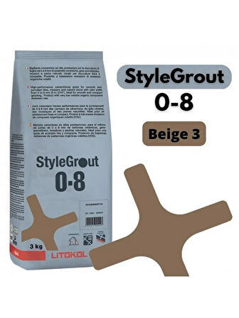 STYLEGROUT 0-8 BEIGE 3 DERZ DOLGU 3 KG