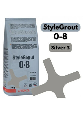 STYLEGROUT 0-8 SILVER 3 DERZ DOLGU 3 KG