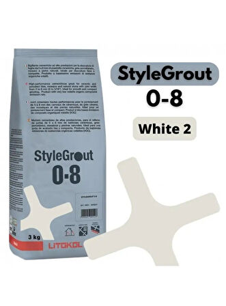 STYLEGROUT 0-8 WHITE 2 DERZ DOLGU 3 KG