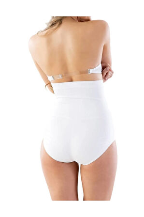 Kadın Ten Yüksek Bel Slip Pop Up Korse 2005
