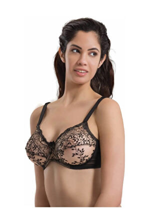 Kadın Ten File Detaylı Minimizer Toparlayıcı Sütyen 120