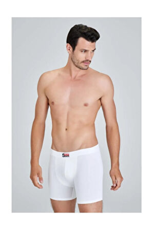 Erkek Beyaz Arsenal 2li Boxer