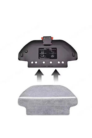 Mi Robot STYTJ02YM Robot Süpürge Silme bezi Aparatı ve 1 adet mop paspas