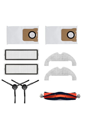 STYTJ05ZHMHW Mop 2 Pro Ultra yedek fırça paspas filtre toz torbası seti