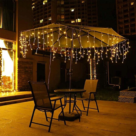 20 Metre Buz Sarkıt Dekoratif Aydınlatma - İç/Dış Mekan Yılbaşı, Parti ve Süsleme Işıkları