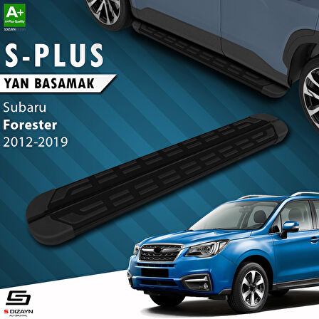 S-Dizayn Subaru Forester 4 S-Plus Siyah Yan Basamak 183 Cm 2012-2019 A+ Kalite